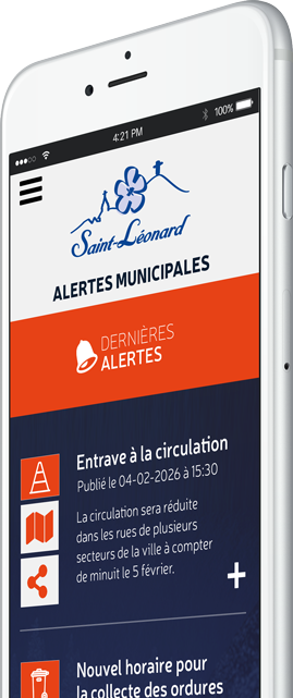 Alertes - Municipalité de Saint-L�onard-de-Portneuf